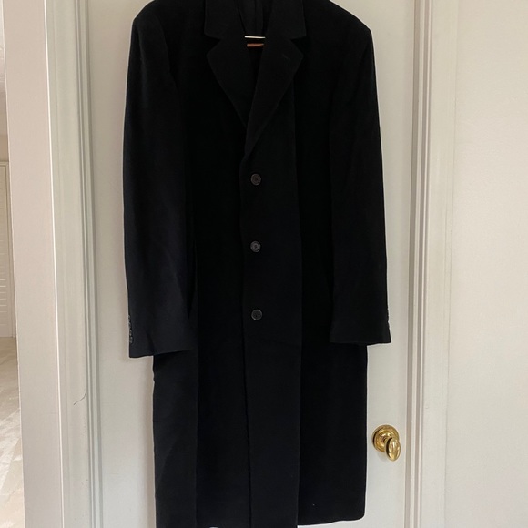 NORDSTROM MENS JACOB SIEGEL LAMBSWOOL COAT 46L - Picture 12 of 13